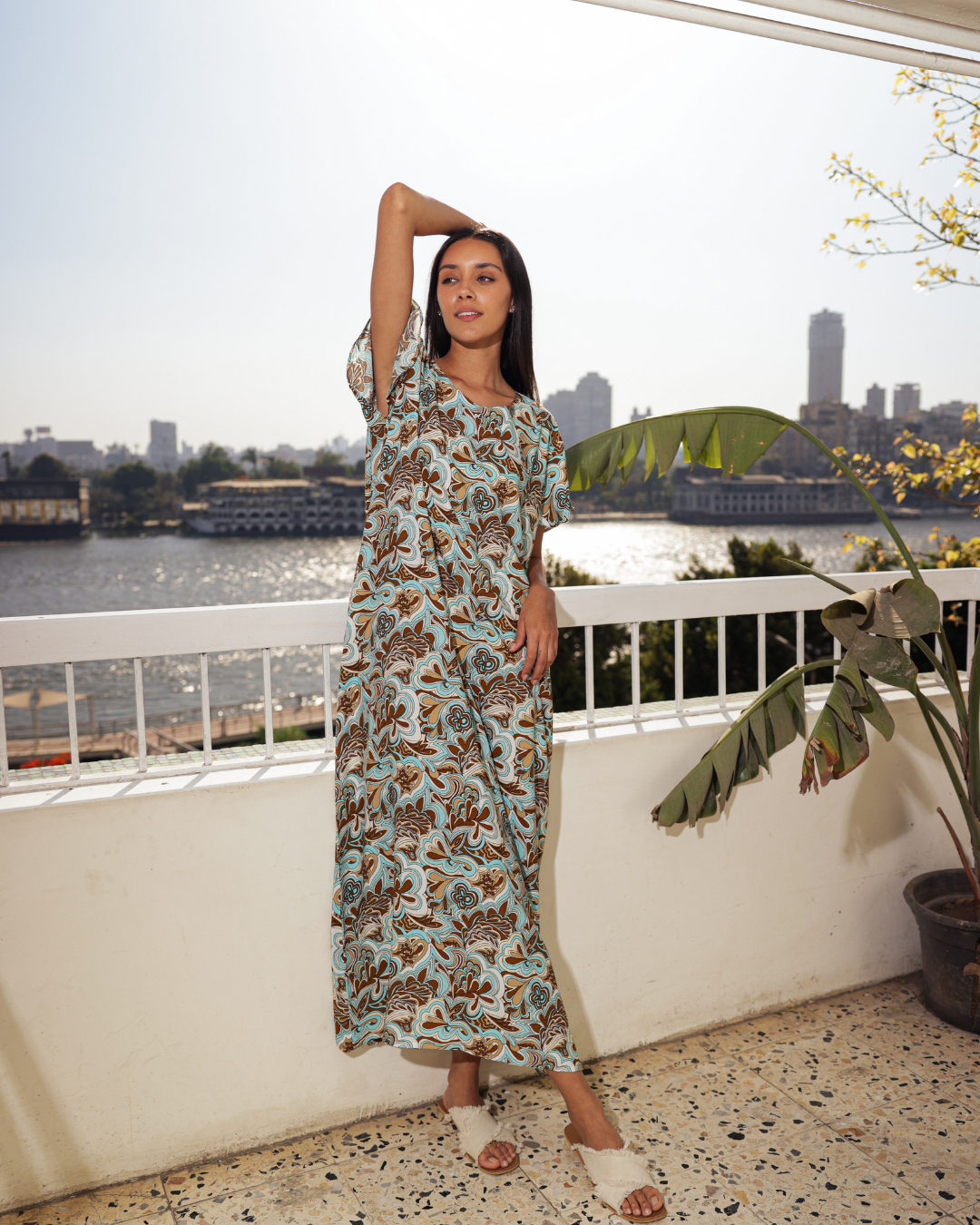 قميص فسكوز جابونيز طويل 23