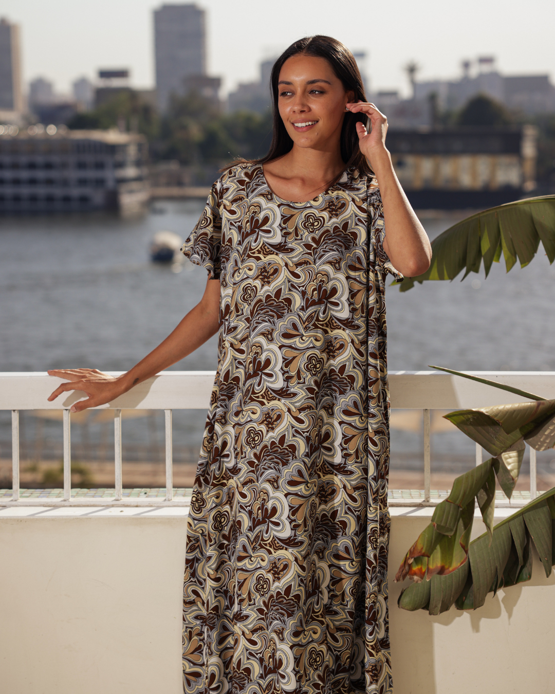 قميص فسكوز جابونيز طويل 23