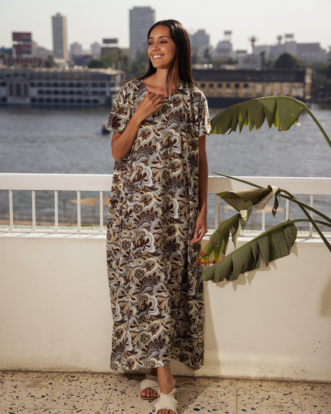 قميص فسكوز جابونيز طويل 23