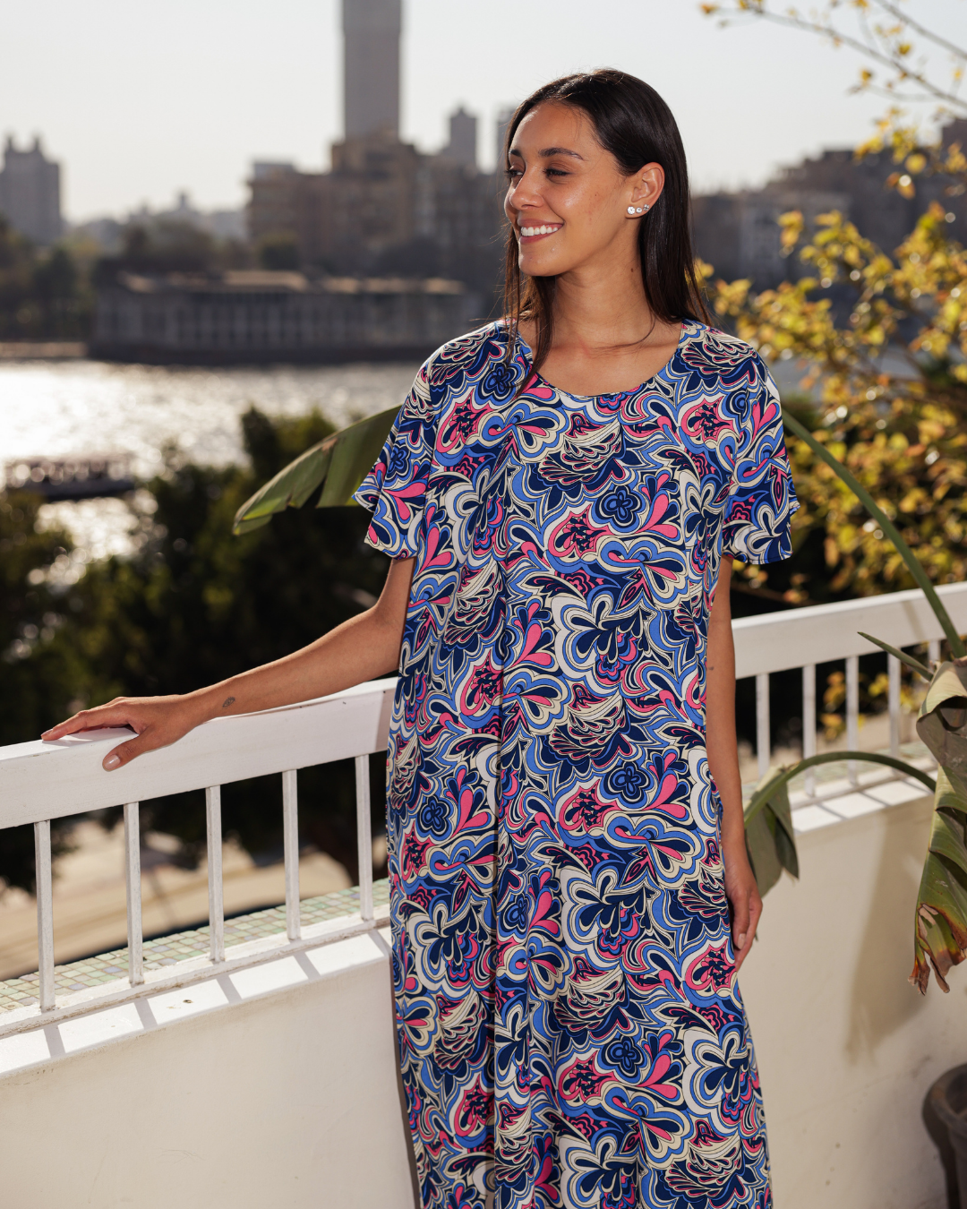 قميص فسكوز جابونيز طويل 23