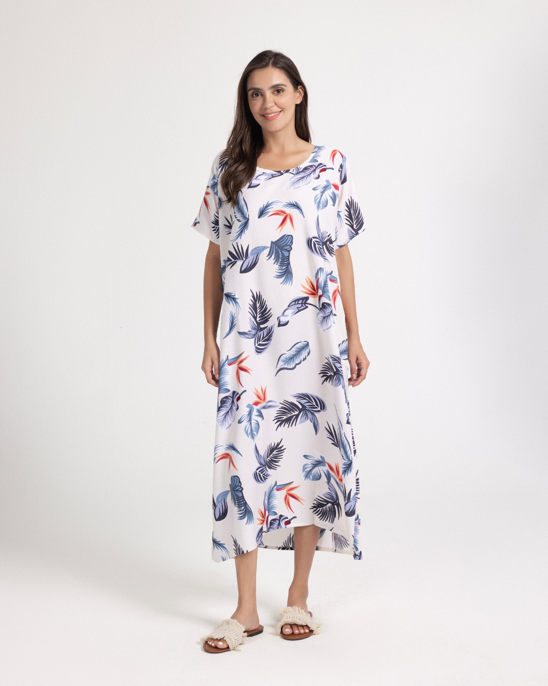 قميص فسكوز قصير