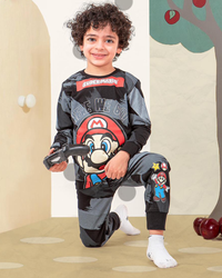 super mario kids pajamas mario