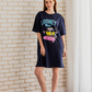 LOONEY TUNES Women's Night Shirt, Half Short Sleeve