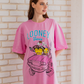 LOONEY TUNES Women's Night Shirt, Half Short Sleeve