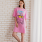 LOONEY TUNES Women's Night Shirt, Half Short Sleeve