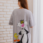 LOONEY TUNES Women's Night Shirt, Half Short Sleeve