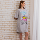 LOONEY TUNES Women's Night Shirt, Half Short Sleeve