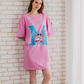 Mickey mouse نايت شيرت حريمي نص كم قصير