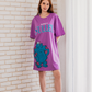 MONSTERS sulley Women's half-sleeved night-shirt