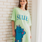 MONSTERS sulley Women's half-sleeved night-shirt