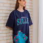 MONSTERS sulley Women's half-sleeved night-shirt