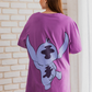 stitch نايت شيرت حريمي نص كم قصير