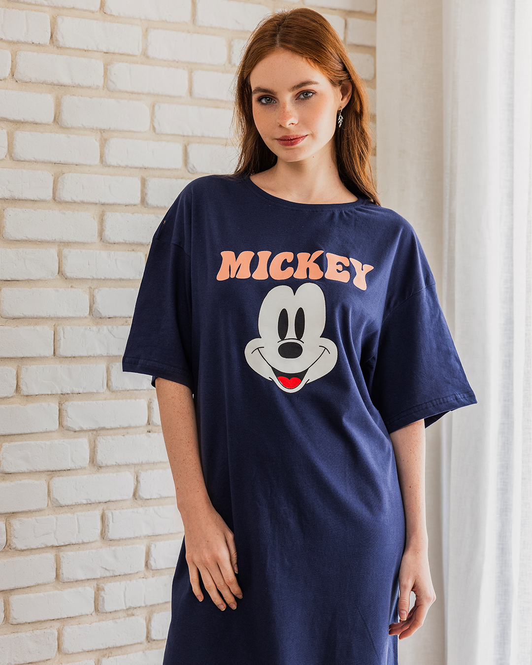 MICKEY نايت شيرت حريمي نص كم قصير