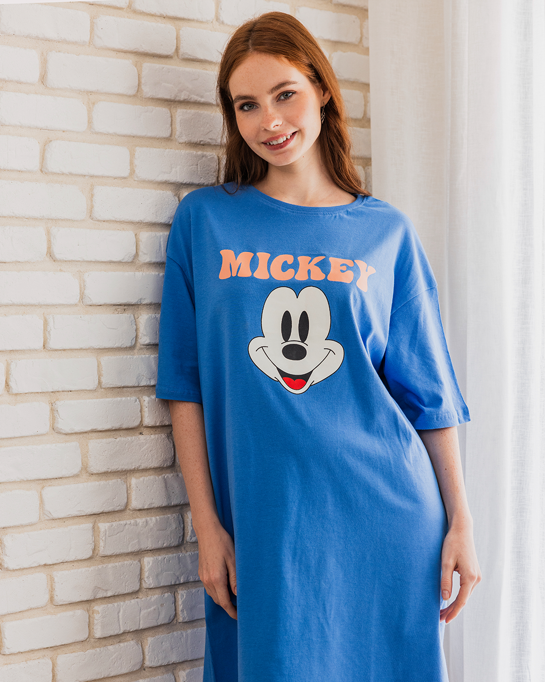 MICKEY نايت شيرت حريمي نص كم قصير