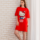 HELLO KITTY نايت شيرت حريمي نص كم قصير