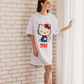 HELLO KITTY نايت شيرت حريمي نص كم قصير