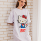 HELLO KITTY نايت شيرت حريمي نص كم قصير