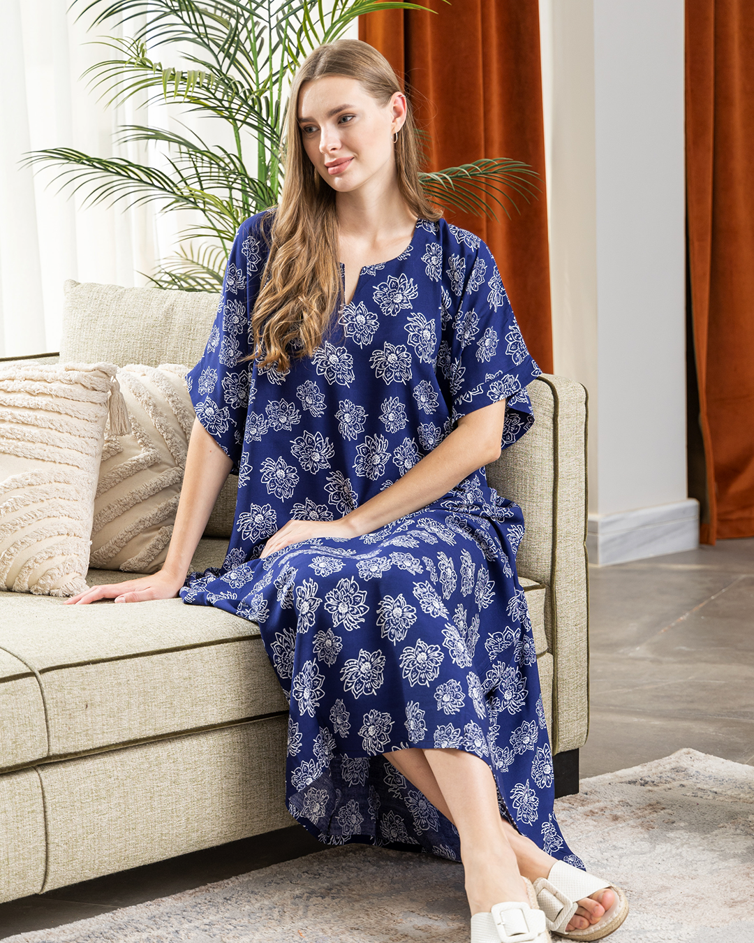 قميص فسكوز نص كم 107