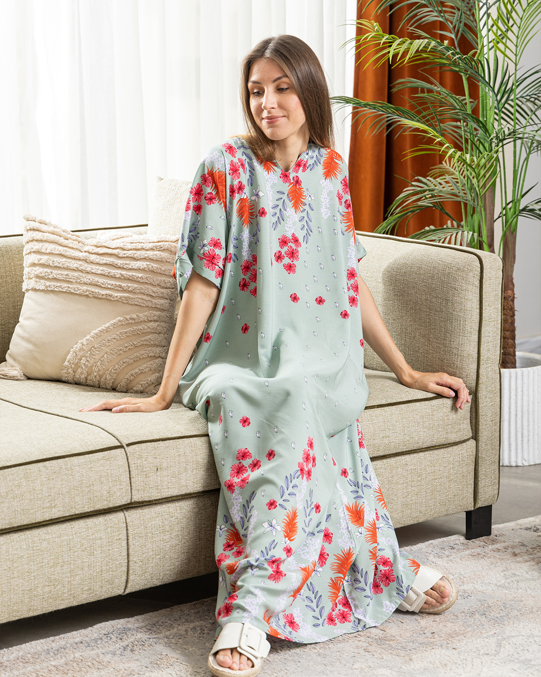 قميص فسكوز نص كم 108