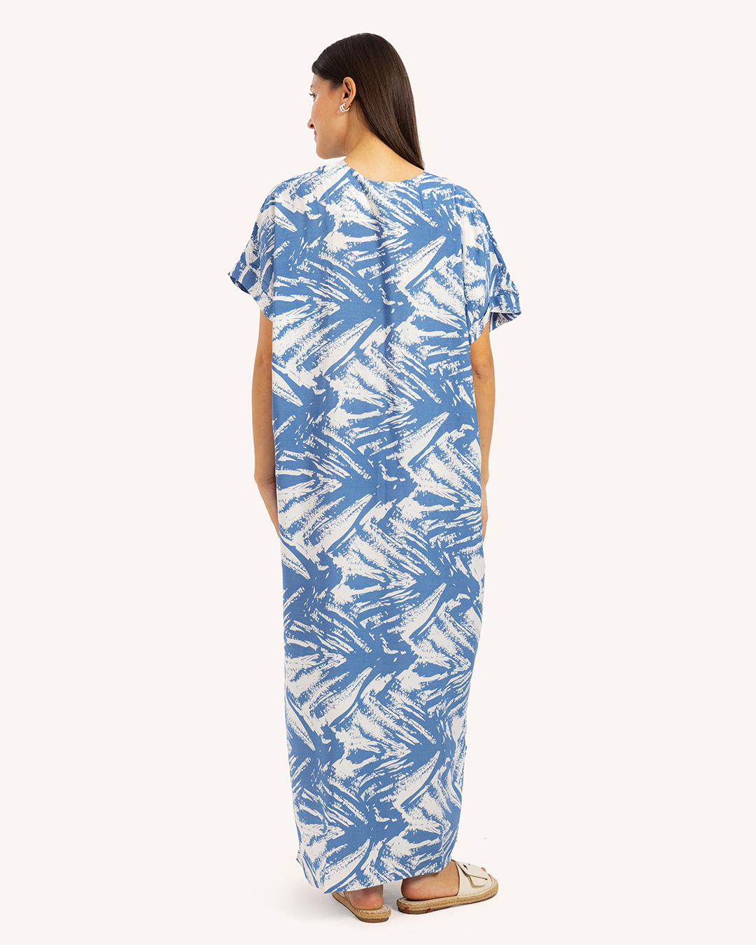 قميص فسكوز نص كم مشجر 58