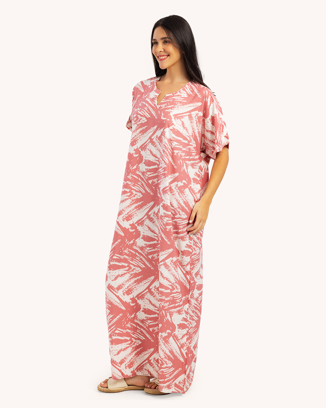 قميص فسكوز نص كم مشجر 58