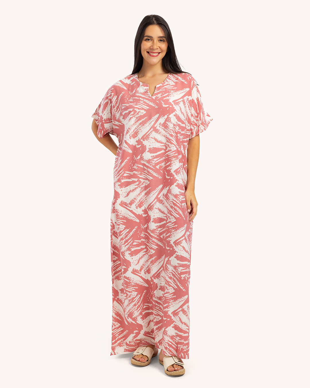 قميص فسكوز نص كم مشجر 58