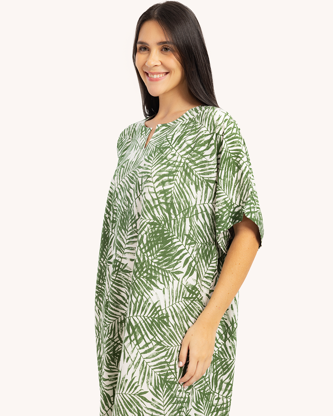 قميص فسكوز نص كم مشجر 60