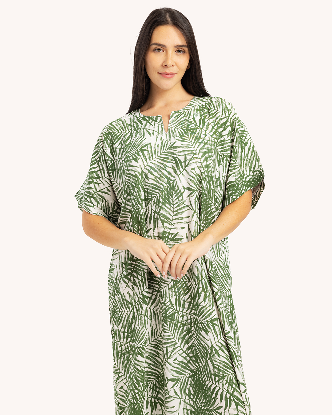 قميص فسكوز نص كم مشجر 60