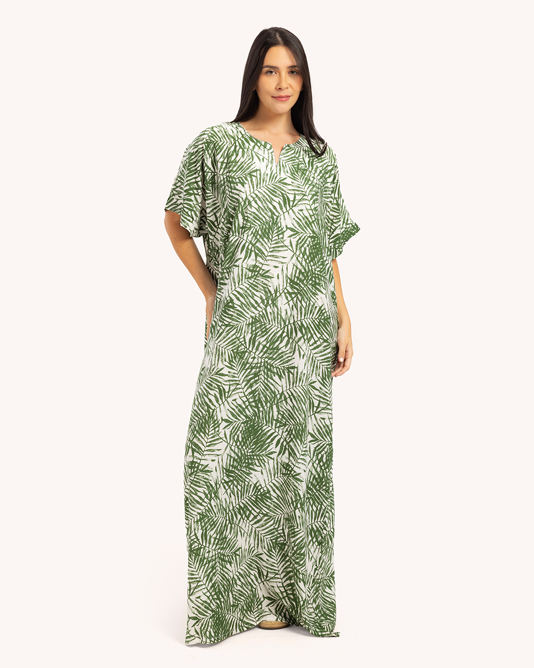 قميص فسكوز نص كم مشجر 60