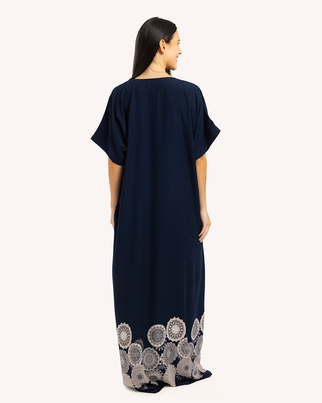 قميص فسكوز نص كم مشجر 57