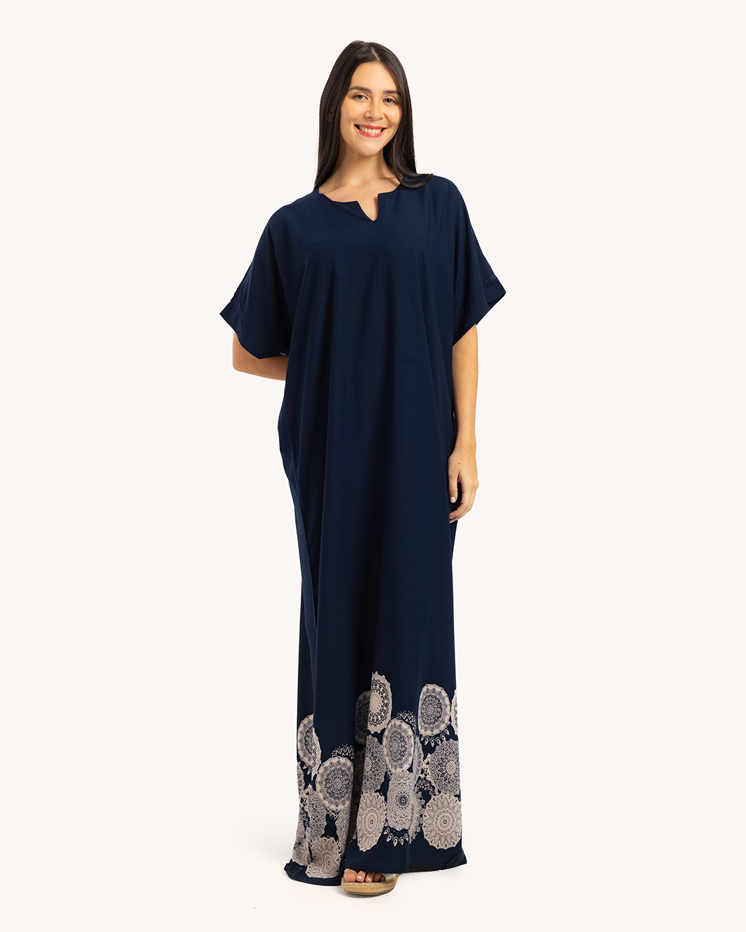 قميص فسكوز نص كم مشجر 57