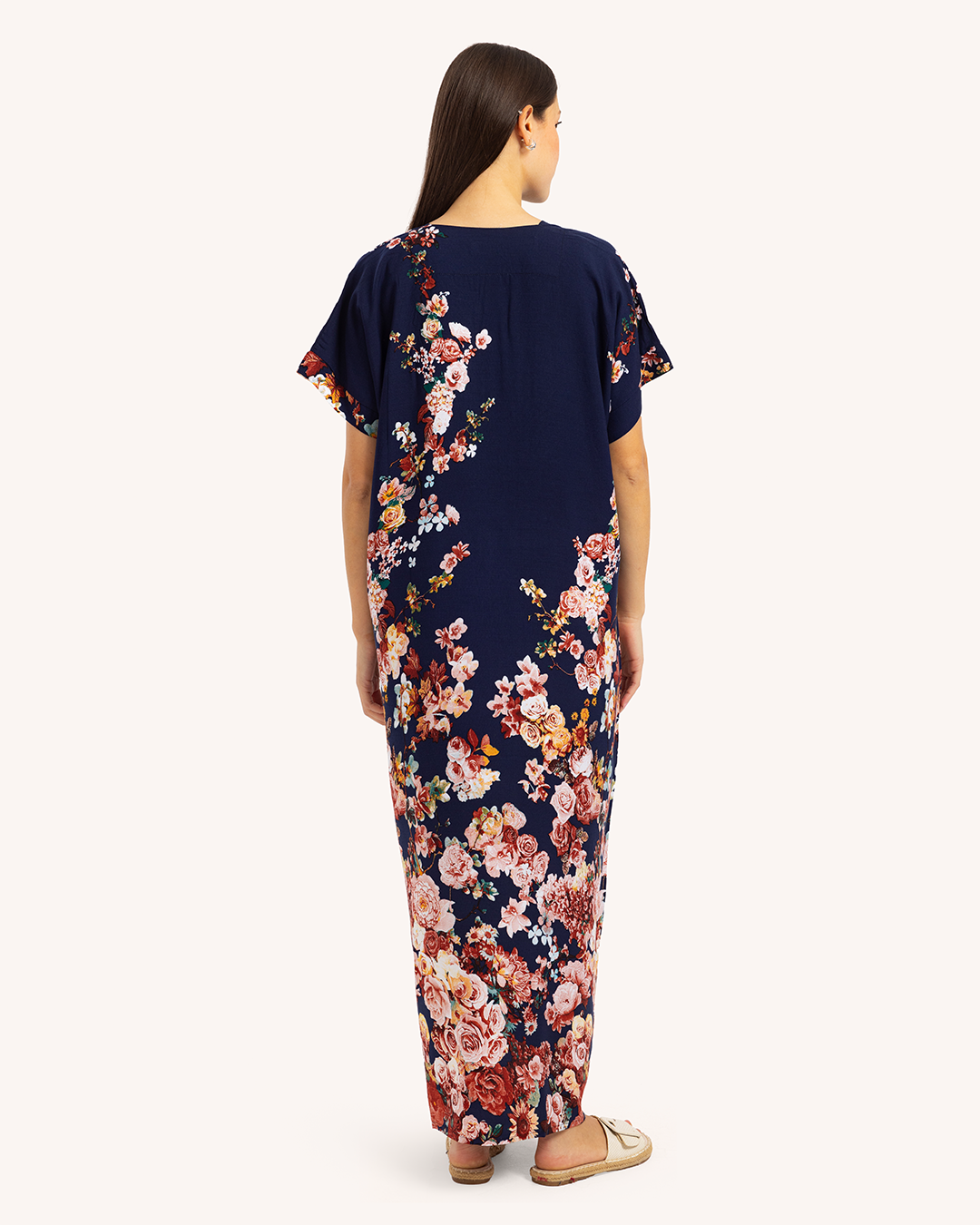 قميص فسكوز نص كم مشجر461