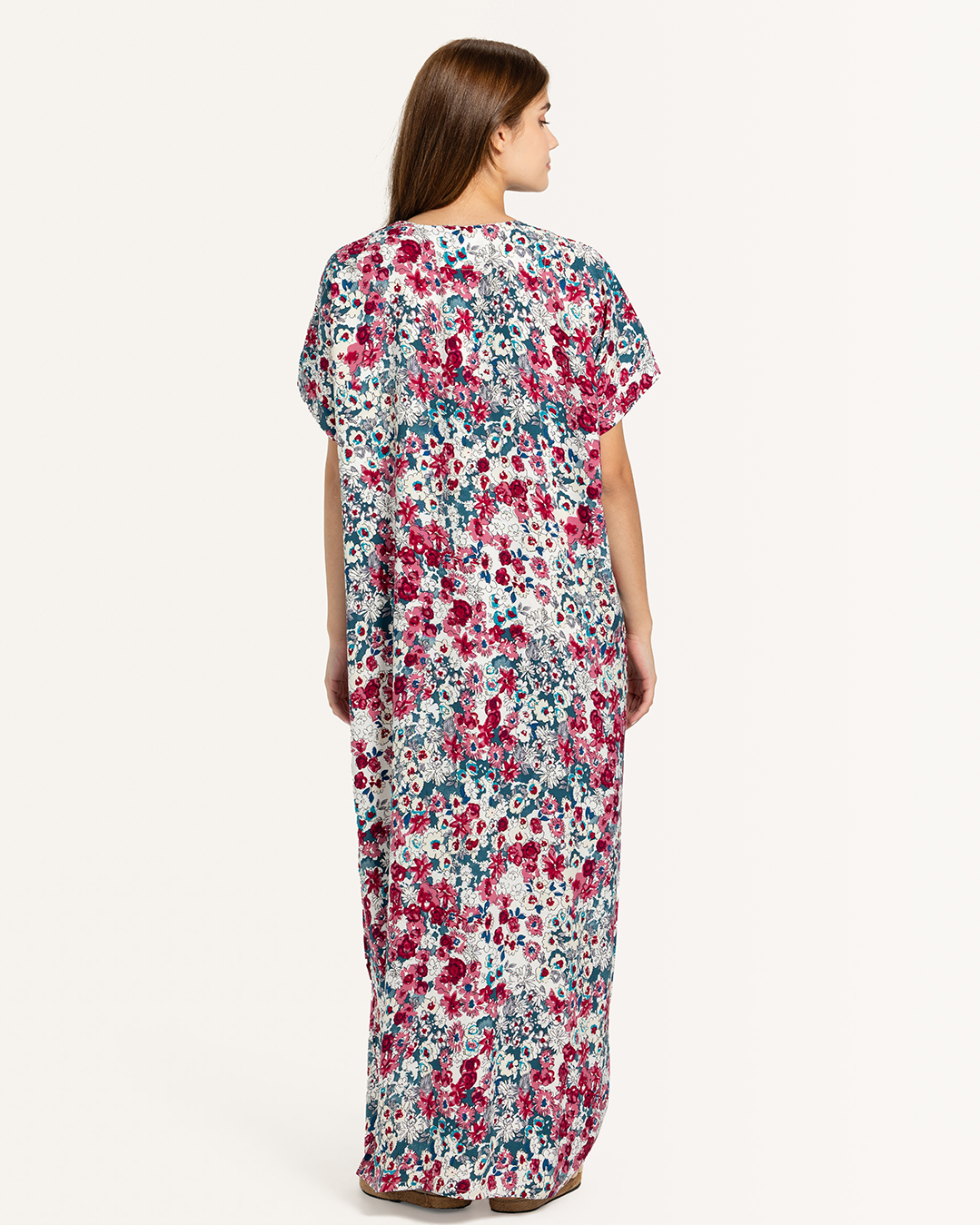 قميص فسكوز نص كم مشجر 62