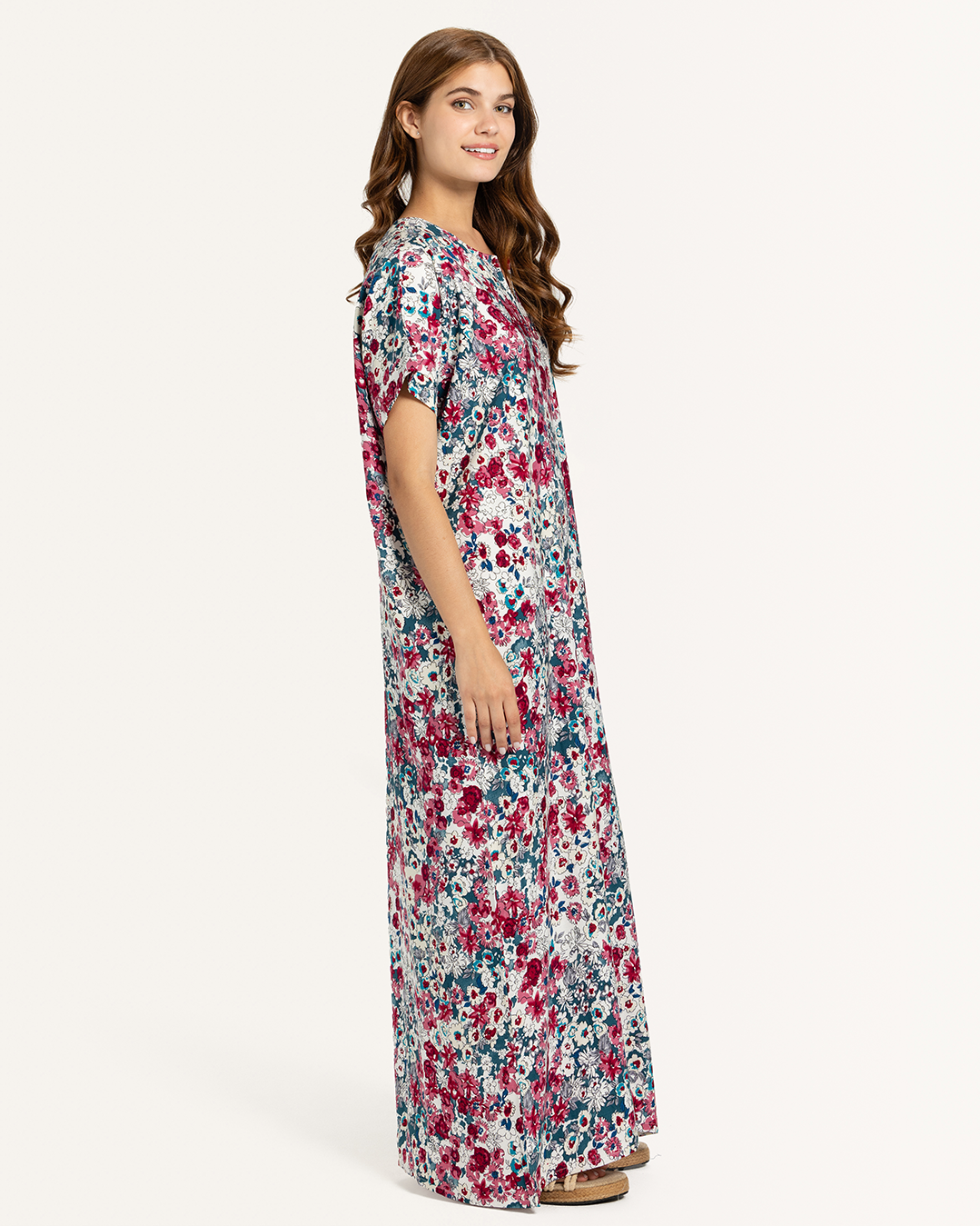 قميص فسكوز نص كم مشجر 62