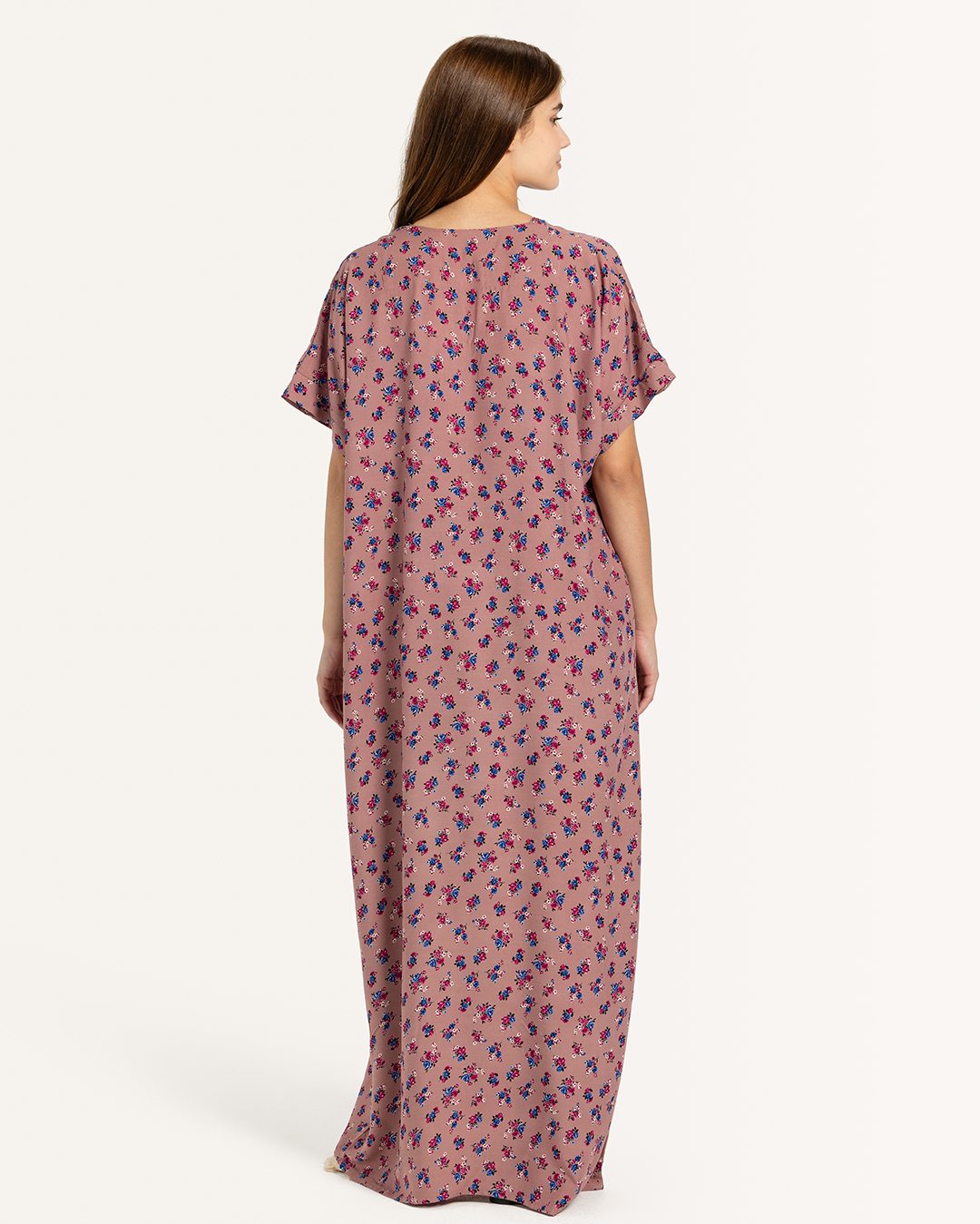 قميص فسكوز نص كم مشجر 64