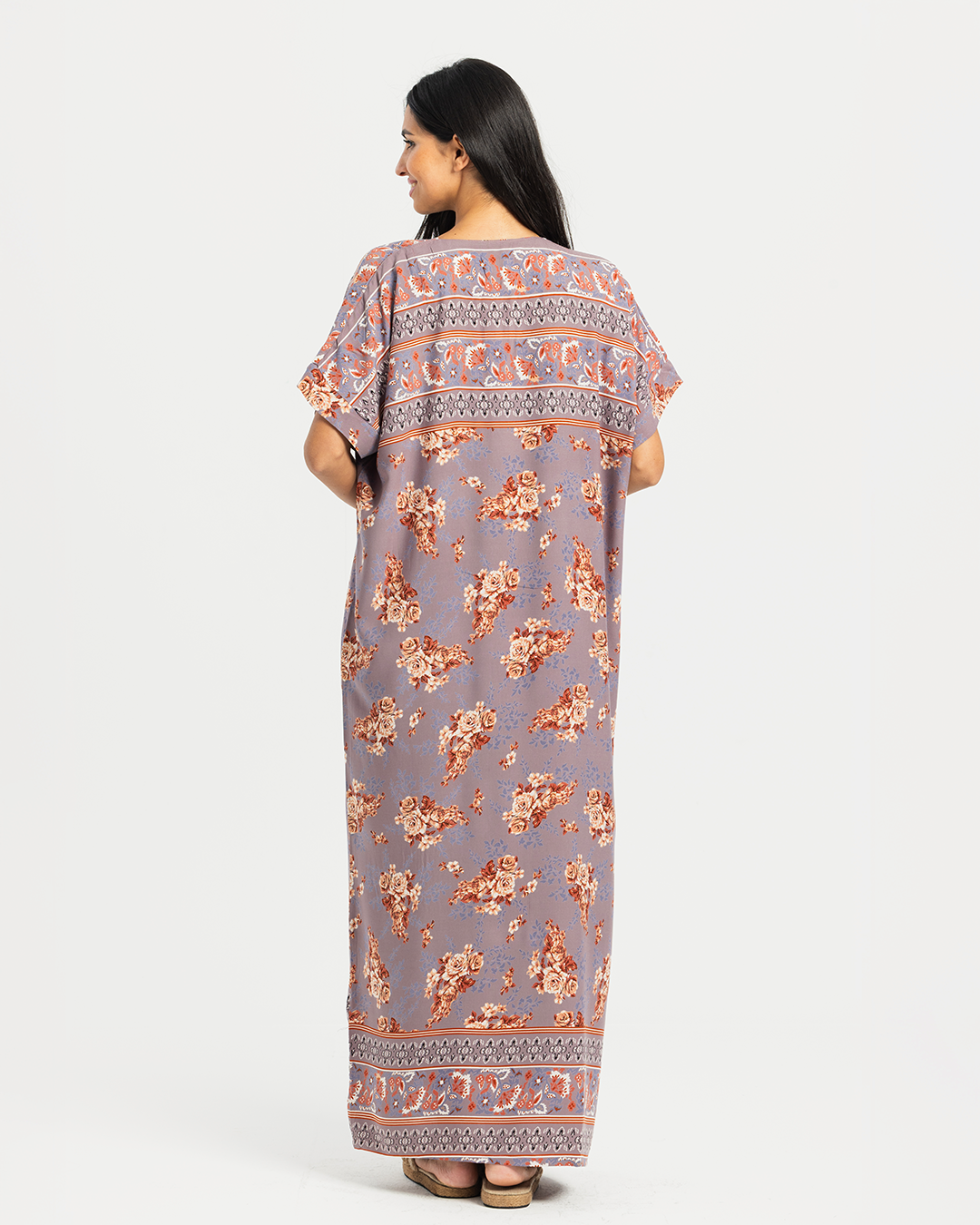 قميص فسكوز نص كم مشجر 68