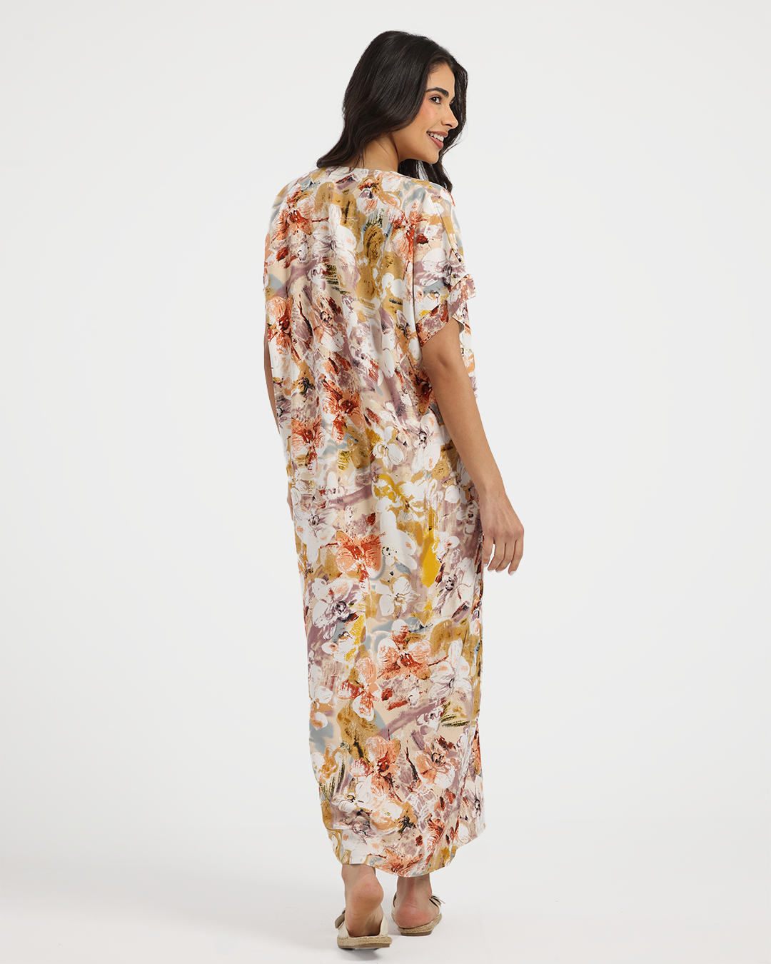 قميص فسكوز طويل مشجر 169