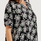 Long Patterned Viscose Shirt 177