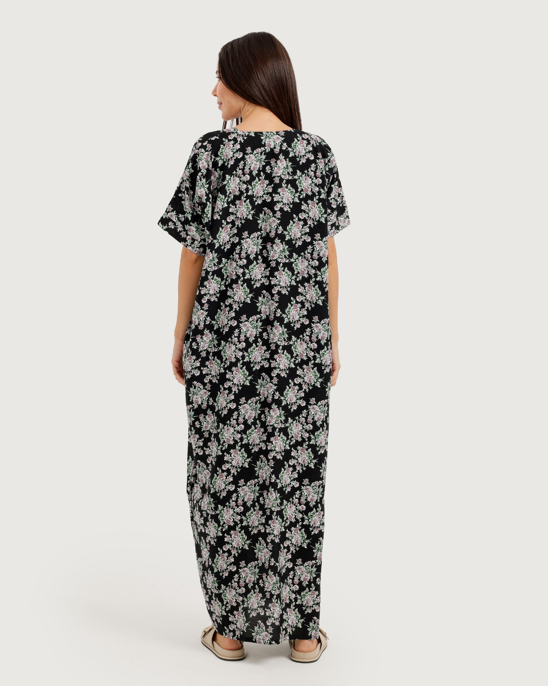 Long Patterned Viscose Shirt 177