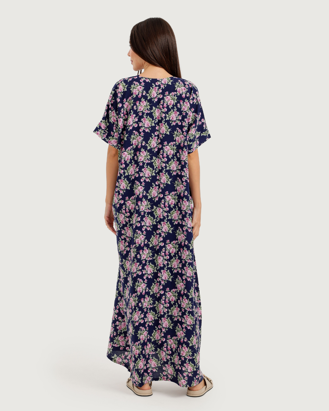 Long Patterned Viscose Shirt 177