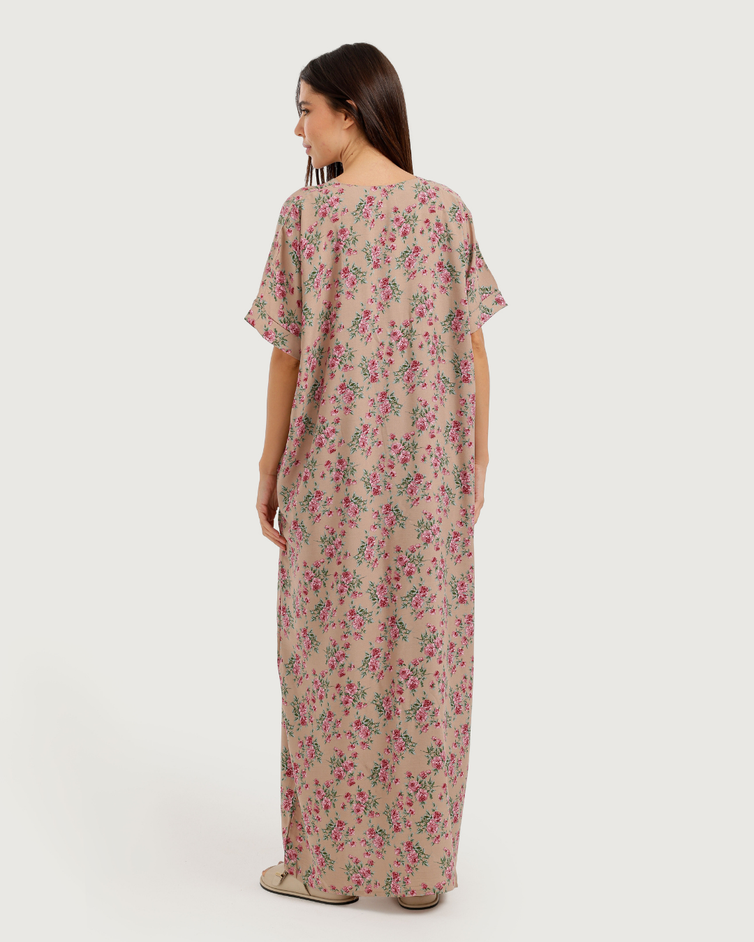 Long Patterned Viscose Shirt 177