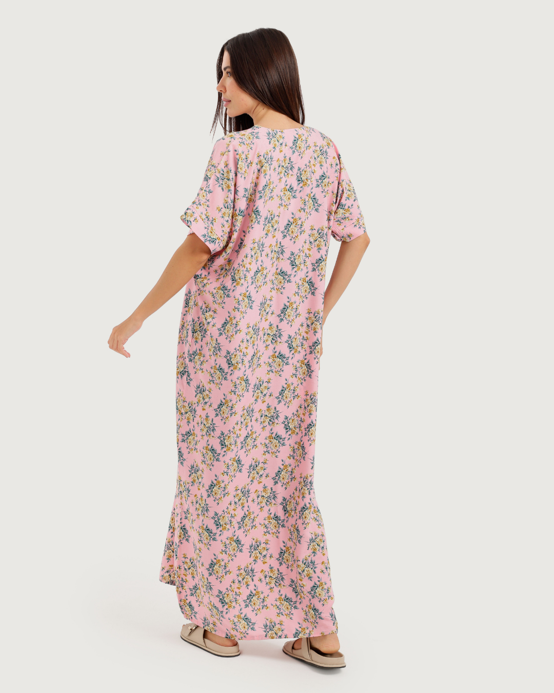 Long Patterned Viscose Shirt 177