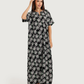 Long Patterned Viscose Shirt 177