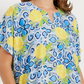 Long Printed Viscose Shirt 179