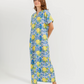 Long Printed Viscose Shirt 179