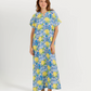 Long Printed Viscose Shirt 179