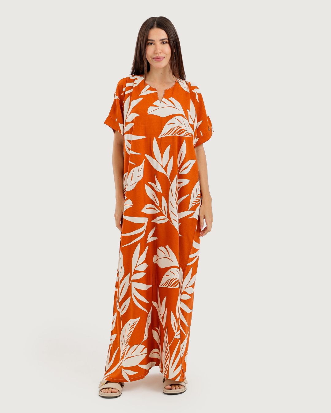 قميص فسكوز طويل مشجر 178