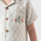 Classic Pajamas with Buttoned Shorts