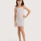 A cash swimsuit with cute stripes for a spoiled little girl