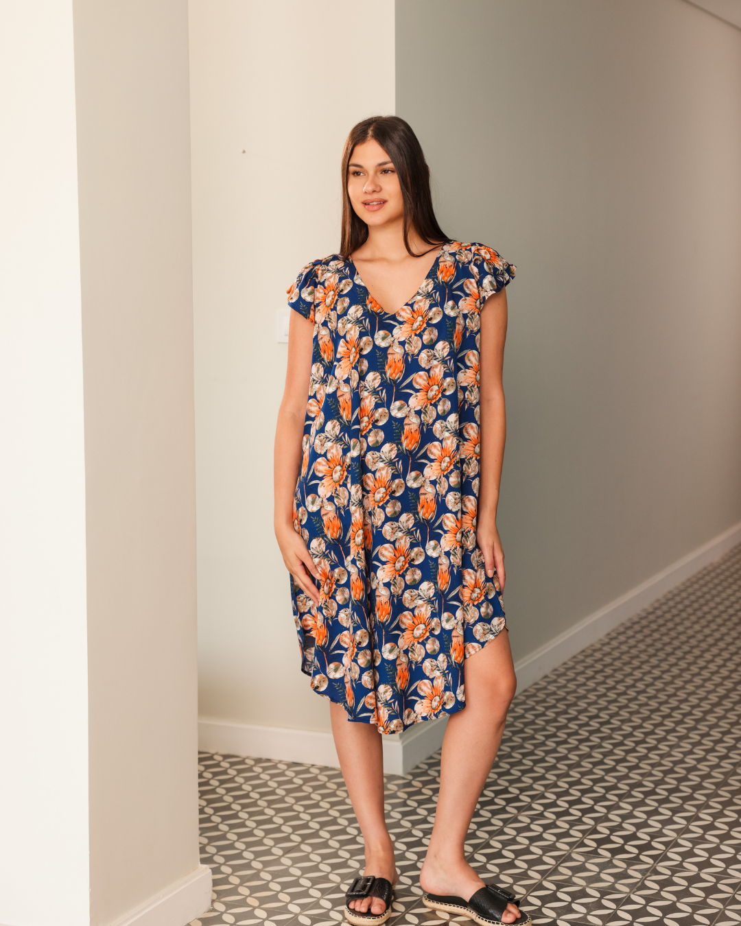 753 قميص فسكوز قصير